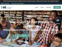 Tablet Screenshot of homeworkhotline.info
