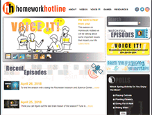 Tablet Screenshot of homeworkhotline.org